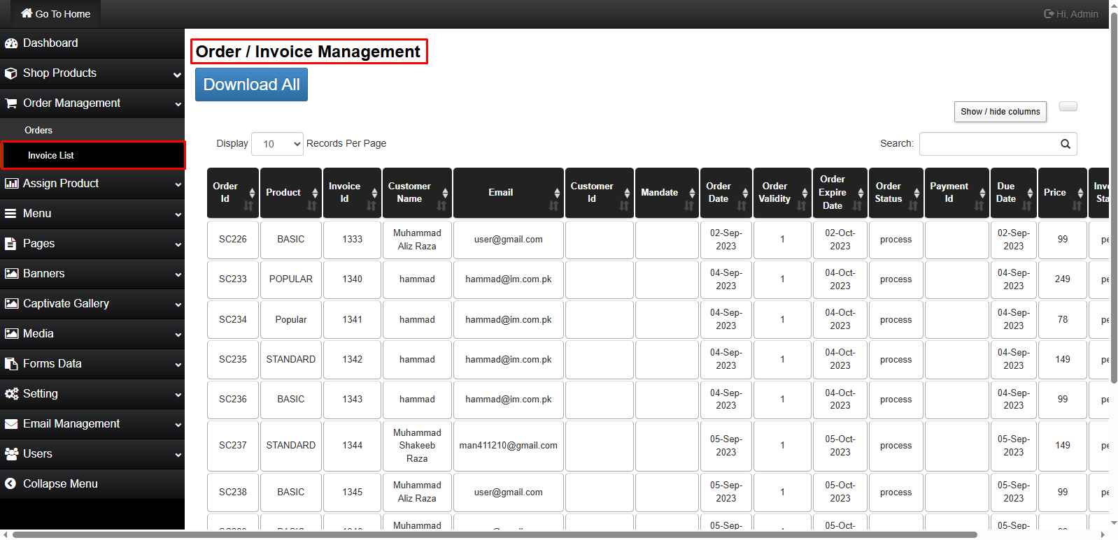 Studio Management System